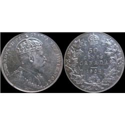 1904 ICCS AU50  Brilliant with light go