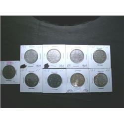 1916, 1917, 1918 x 2, 1919 x 2, 1920 x 