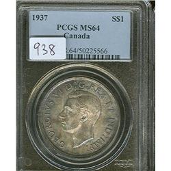 1937 PCGS MS64PQ Superbly toned and loo