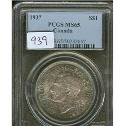 1937 PCGS MS65PQ. Intense autumn shades