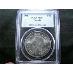 1938 PCGS MS64PQ  Fully brilliant and f