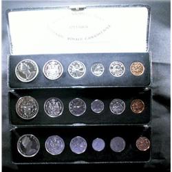 Scarce 1970, 1971 and 1972 Specimen set