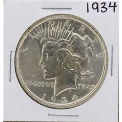 1934 $1 Peace Silver Dollar Coin