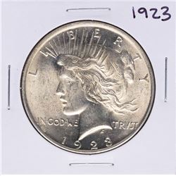 1923 $1 Peace Silver Dollar Coin VAM 3