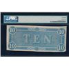 Image 2 : 1864 $10 Confederate States of America Note PMG 58