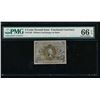 Image 1 : 5 Cent Second Issue Fractional Currency Note PMG 66EPQ