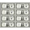 Image 1 : Lot of (8) 1935E $1 Silver Certificate Notes Fancy Serials