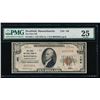 Image 1 : 1929 $20 Westfield National Bank Note PMG 25