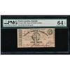 Image 1 : 5 Cent 1863 Raleigh NC Obsolete Note PMG 64EPQ