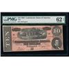 Image 1 : 1864 $10 Confederate States of America Note PMG 62EPQ