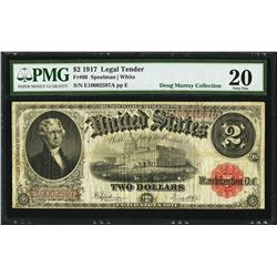 1917 $2 Legal Tender Note PMG 20