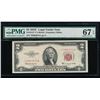 Image 1 : 1953C $2 Legal Tender STAR Note PMG 67EPQ