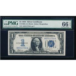 1934 $1 Silver Certificate PMG 66EPQ