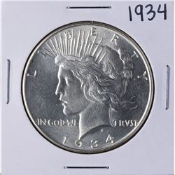 1934 $1 Peace Silver Dollar Coin