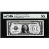 Image 1 : 1928A $1 Funnyback Silver Certificate Note Fr.1601 PMG Choice About Uncirculated 55