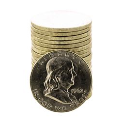 Roll of (20) Brilliant Uncirculated 1962-D Franklin Half Dollar Coins
