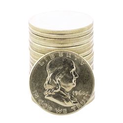 Roll of (20) 1960 Franklin Half Dollar Coins