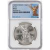 Image 1 : 1984Mo Mexico 1 Onza Libertad Silver Coin NGC MS66