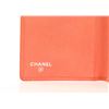 Image 7 : Chanel Orange Coral Camellia Bifold Card Holder Wallet