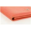 Image 8 : Chanel Orange Coral Camellia Bifold Card Holder Wallet
