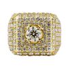 Image 2 : 7.08 ctw Diamond Ring - 10KT Yellow Gold