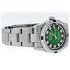 Image 3 : Rolex Womens Midsize 31mm Green Vignette String Diamond & Emerald Datejust Wrist