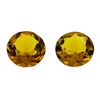 Image 1 : 9.61 ctw.Natural Round Cut Citrine Quartz Parcel of Two