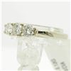 Image 5 : 0.66 ctw Diamond Three Stone Ring - 14KT White Gold