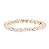 Image 1 : 0.53 ctw Diamond Ring - 18KT Rose Gold