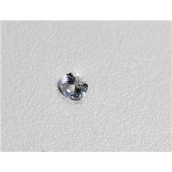 0.42ct Round Shape White Sapphire  Dimension 4
