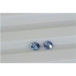 0.58CT Round Shape Blue SapphireDimensiom 3.4mm