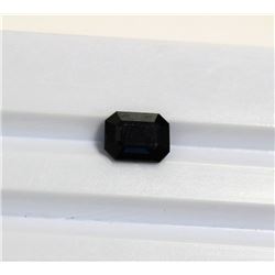 2.13ct Emerald Shape Blue Sapphire Dimension 8.5x6.6x3.5