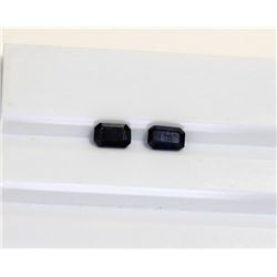 1.24ct Emerald Cut Blue Sapphire Dimension5.8x3.9x2.6