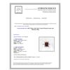 Image 3 : 3.20CT NATURAL MALAYA GARNET 14K White GOLD RING
