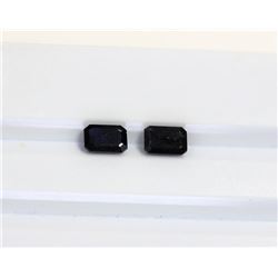 1.80ct Emerald Cut Blue Sapphire Dimension4.2x6.2x3.8