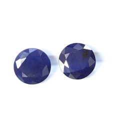 9.12ct ct Round Blue Sapphire
