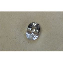 1.09CT Oval Shape Ceylon White Sapphire  Dimension 7.1x