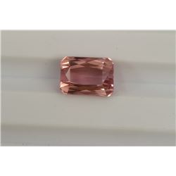 2.73ct Emerald Shape Pink Tourmaline