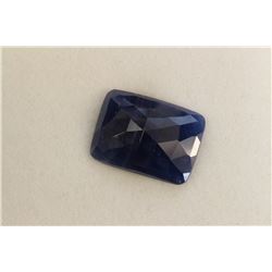 8ct Square Shape blue Sapphire Dimension 14.6x10.8x4.3