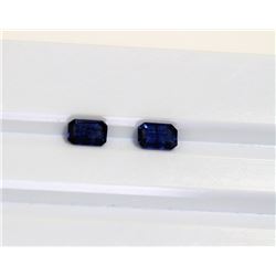 1.33ct Emerald Cut Blue Sapphire Dimension6.2x4.1x2.1