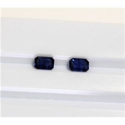 1.50ct Emerald Cut Blue Sapphire Dimension6.2x4.2x2.5