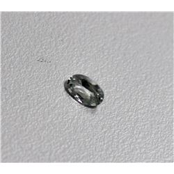 0.91ct Oval Shape White Sapphire   Dimension 7.1x5x3