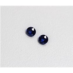 1.12ct Round Shape Blue Sapphire Dimension4.7x2.8