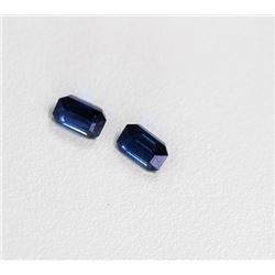 3.08ct Emerald Cut Blue Sapphire Dimension7x5.1x4.6