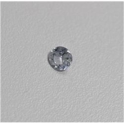 0.85ct Round Shape Ceylon White Sapphire  Dimension 6x3