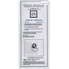 Image 3 : 3.08CT NATURAL BURMA BLUE SPINEL 14K White GOLD RING