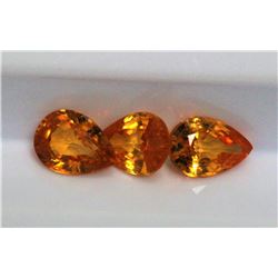 1.63ct Pear Shape Spessartite Dimension 6x4.1x2.7