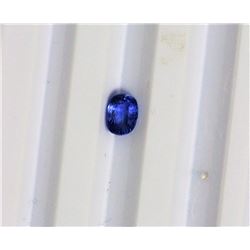 0.87ct Oval Shape Blue Sapphire Dimension 6x4.6x3.1