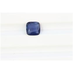 1.21ct Cushion Shape Blue Sapphire Dimension6.6x6.7x2.5