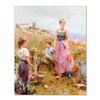 Image 1 : Pino (1939-2010), "The Fountain of Life" Artist Embellished Limited Edition on Canvas (32" x 40"), N